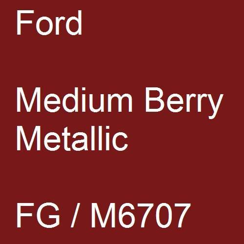 Ford, Medium Berry Metallic, FG / M6707.
